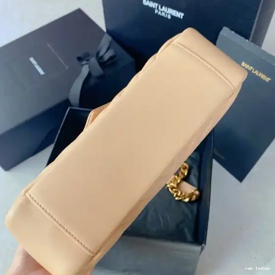 Rep ladies REP Medium shoulder YSL leather bag-24*17*6.5cm 0610